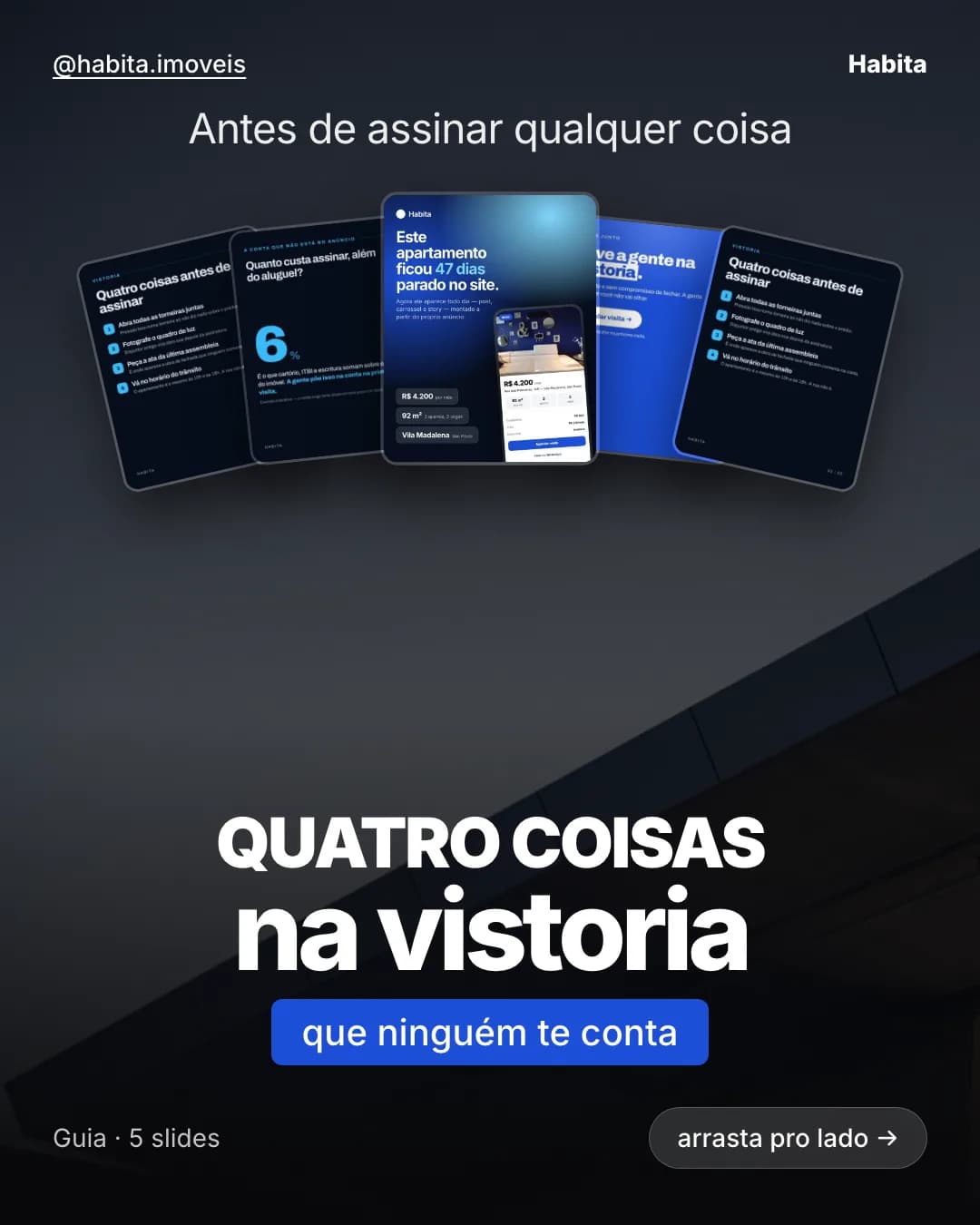 Quatro coisas na vistoria que ninguém te conta